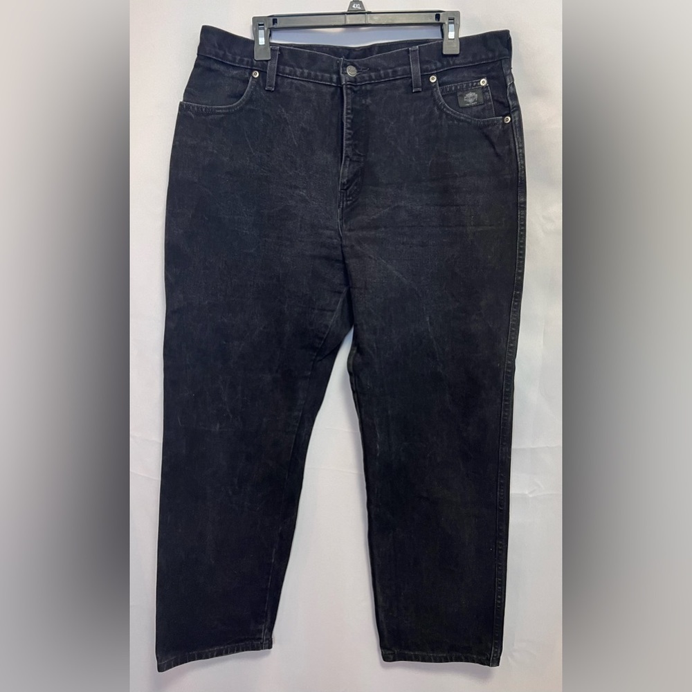 Harley Davidson‎ Genuine Motor Clothes Black Relaxed Fit Jeans Women’s Sz 16R